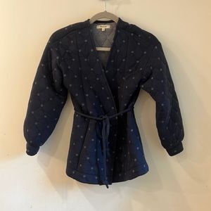 MADEWELL QUILTED KIMONO WRAP JACKET